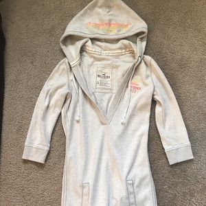 Girls short sleeve hoodie